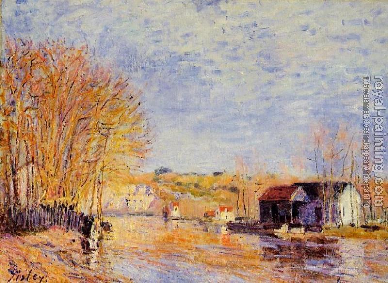 Alfred Sisley : High Waters at Moret-sur-Loing